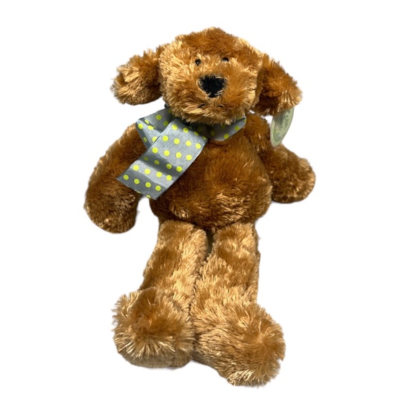 BEARINGTON BEARS PLUSH LEAN BEAN SAMMY BROWN DOG PLUSH NWT - Picture 1 of 6